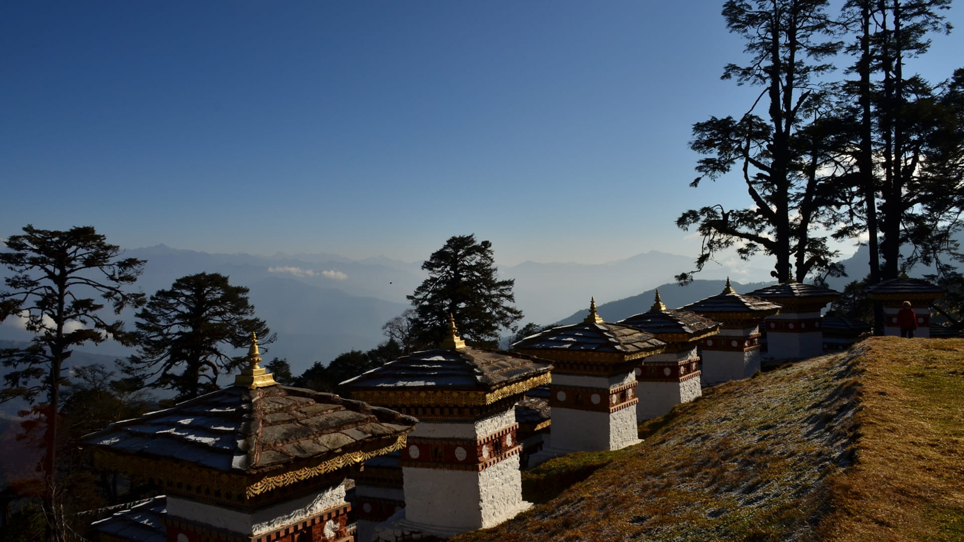 Dochu La Pass von Paro nach Punakha 