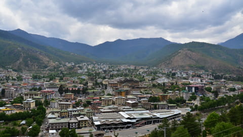Thimphu City mit rund 90.000 Einwohner 