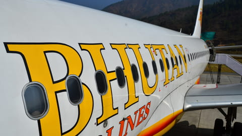 Hochwertige Airbus 320 und 319 Flugzeuge nach Bhutan Paro 