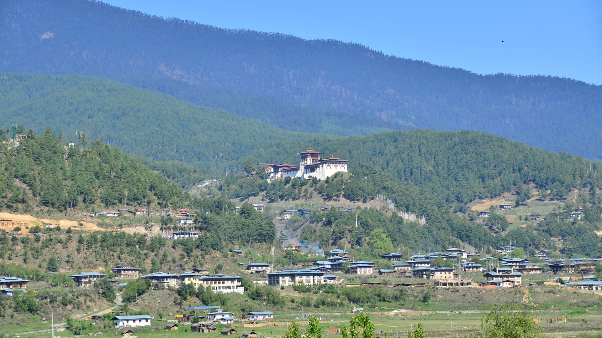 Jakar Dzong in the Bumthang region