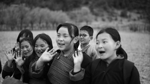 Schulkinder in Bumthang Jakar 