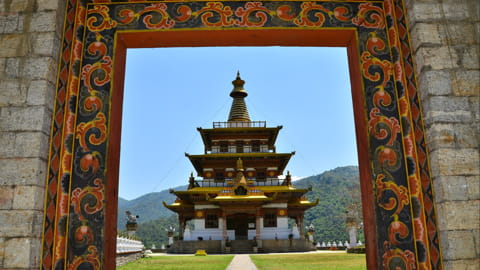 Punakha Khamsum Namgyal Chorten Bhutan 