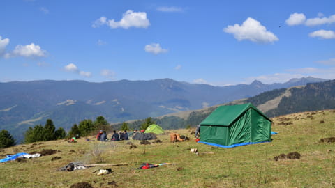 Trekking in Bhutan unsere Camps