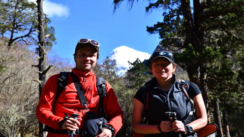 Christian and Patricia in Bhutan 